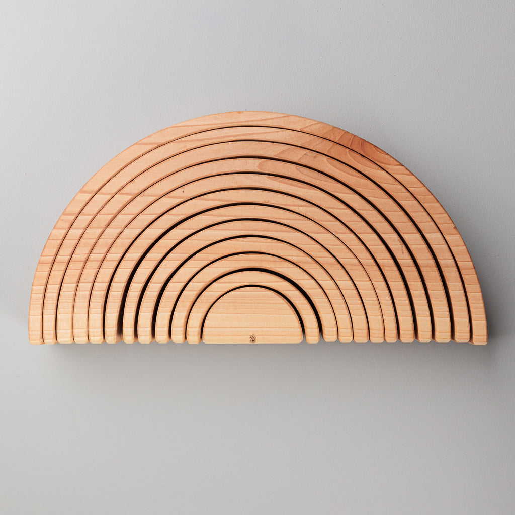 Natural Rainbow 12 PCS - montessori leksaker