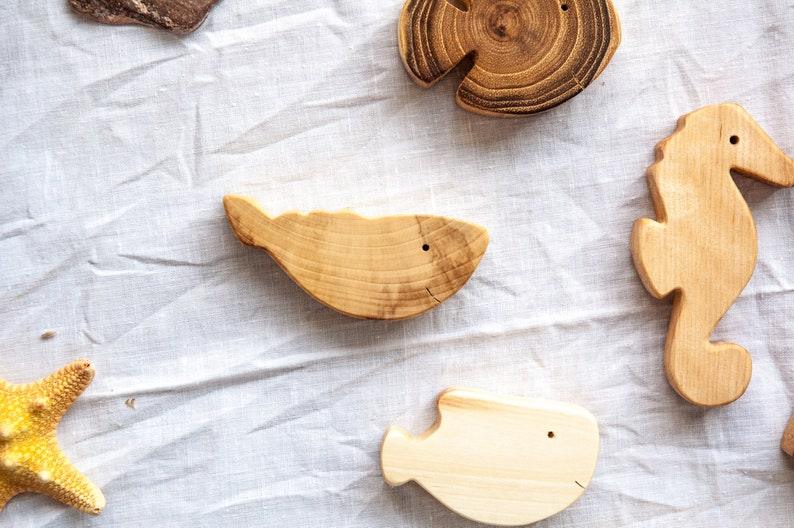 Wooden Toy Magnetic Fishing Game 8 fish - montessori leksaker