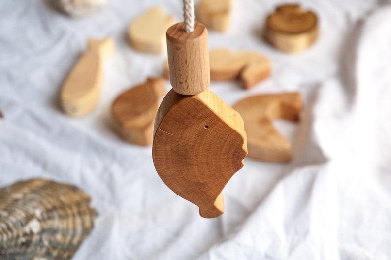 Wooden Toy Magnetic Fishing Game 8 fish - montessori leksaker