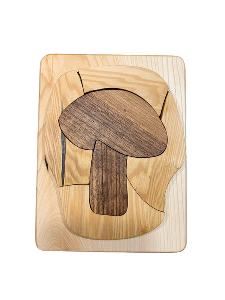 Mushrooms Puzzle - montessori leksaker