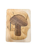 Mushrooms Puzzle - montessori leksaker