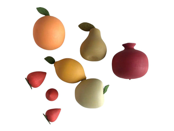 Wooden Fruits Mini set of 6 - montessori leksaker