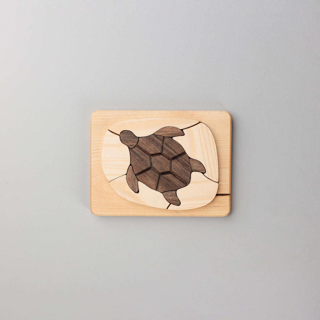Turtle Puzzle - montessori leksaker